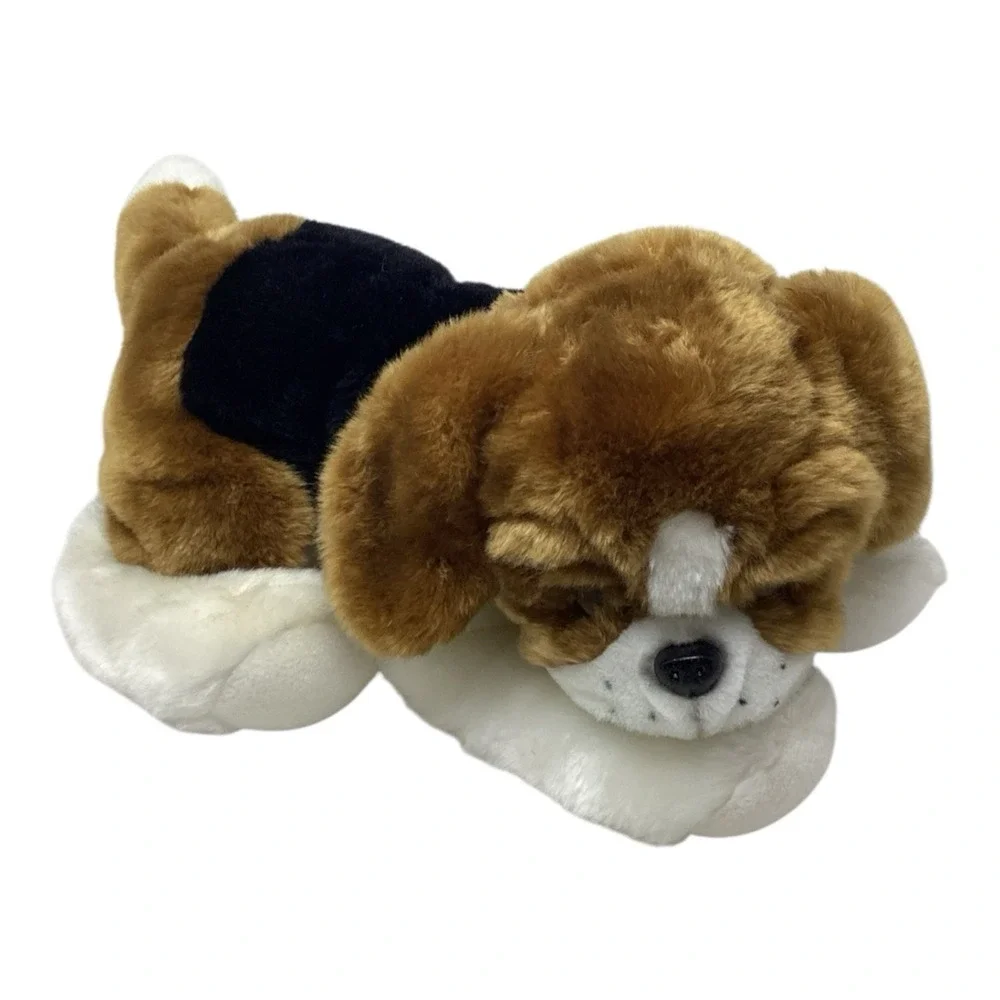 Vintage SKM Beagle Dog Plush Multi Color 16